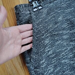 Anne Klein Skirt, Black/White Tweed (12)